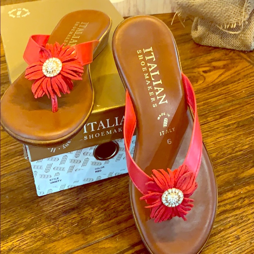 Red Sandals